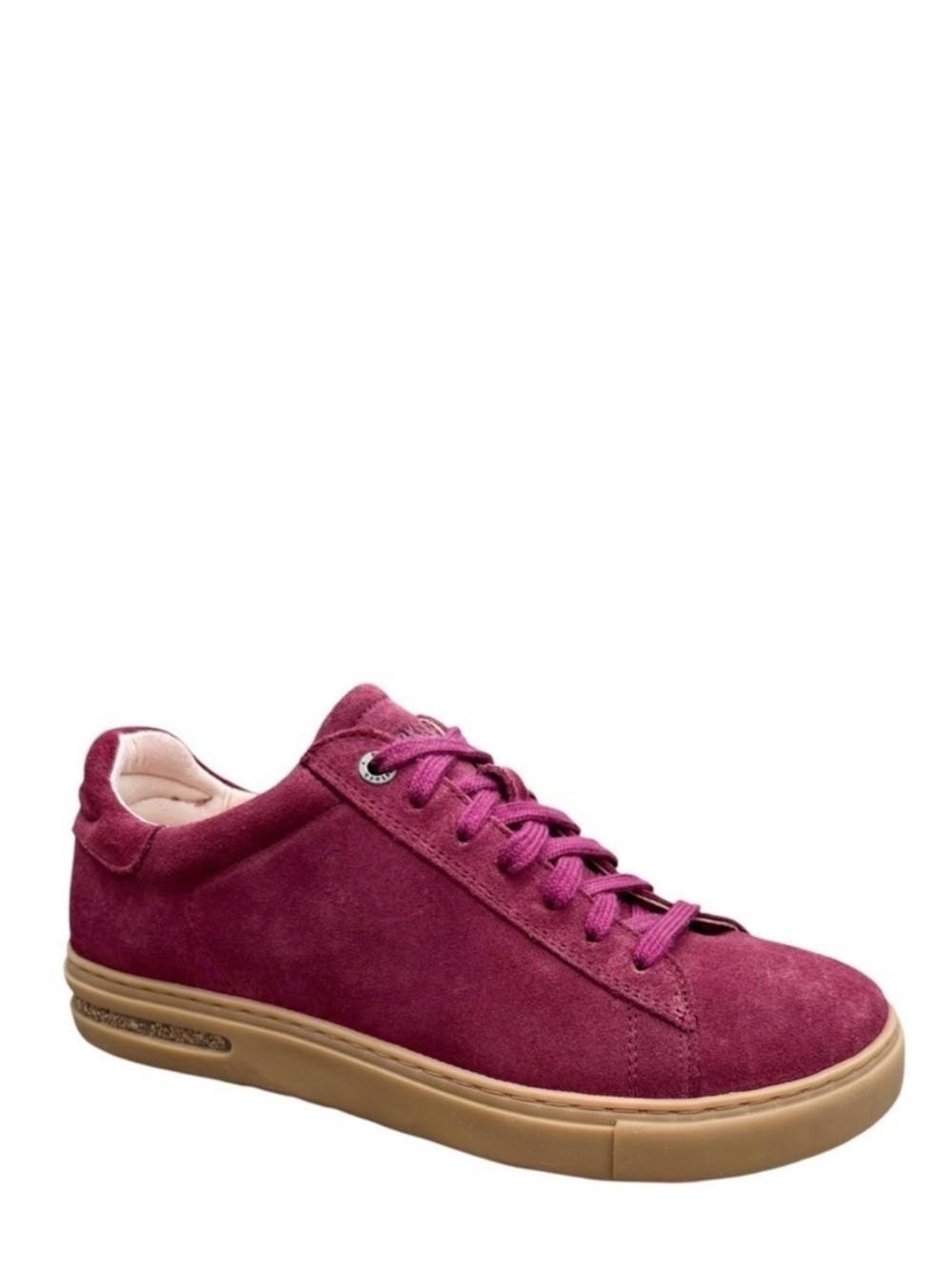 Birkenstock Bend Low-Profile Sneaker Zinfandel Suede Size 38 = 7-7.5 Narrow EUC